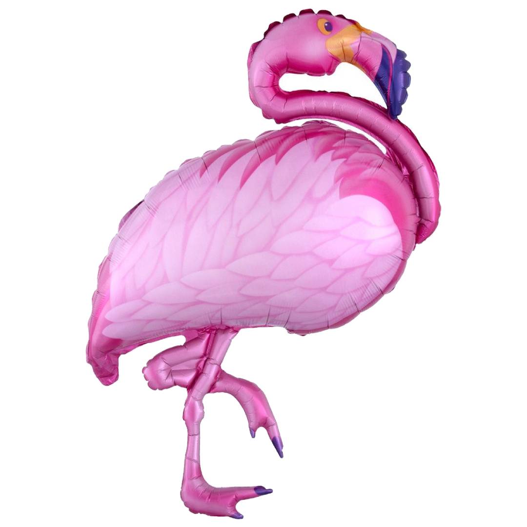 flamingo-ayakli-folyo-balon-pembe