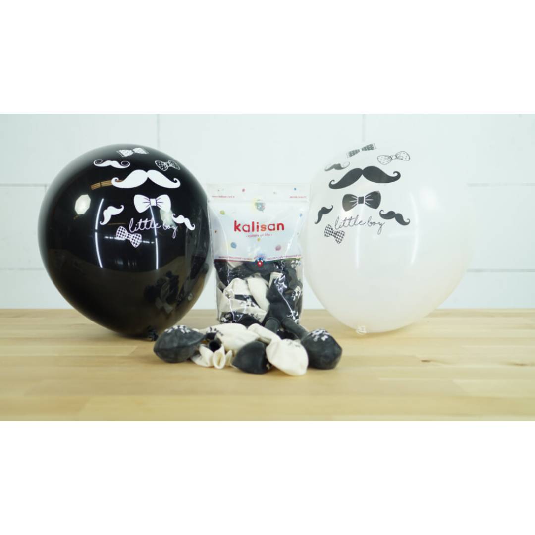 little-boy-siyah-beyaz-balon-10-adet