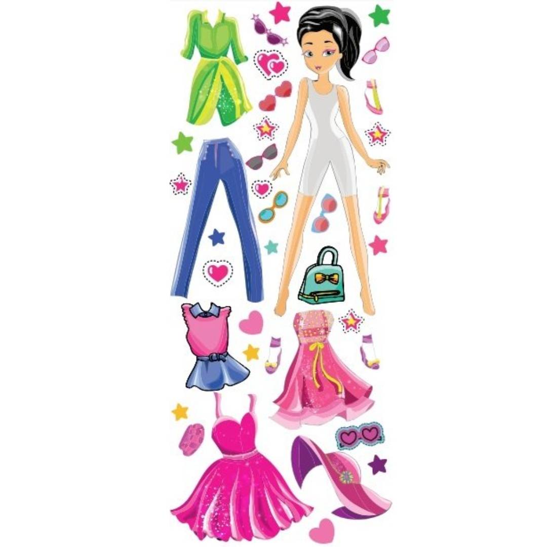 barbie-kiyafetler-kabartmali-stickerr