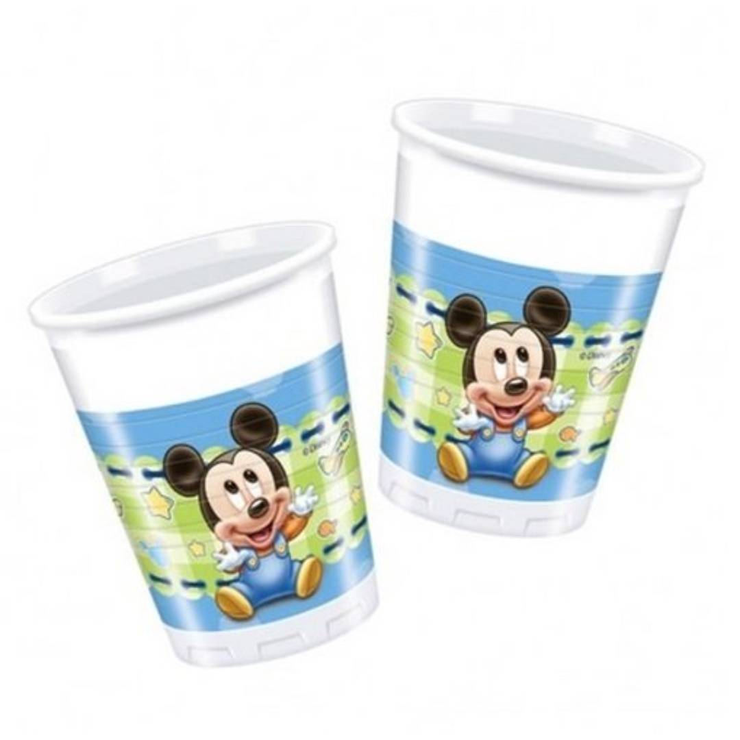 ilk-yas-baby-mickey-plastik-bardak-8-adet