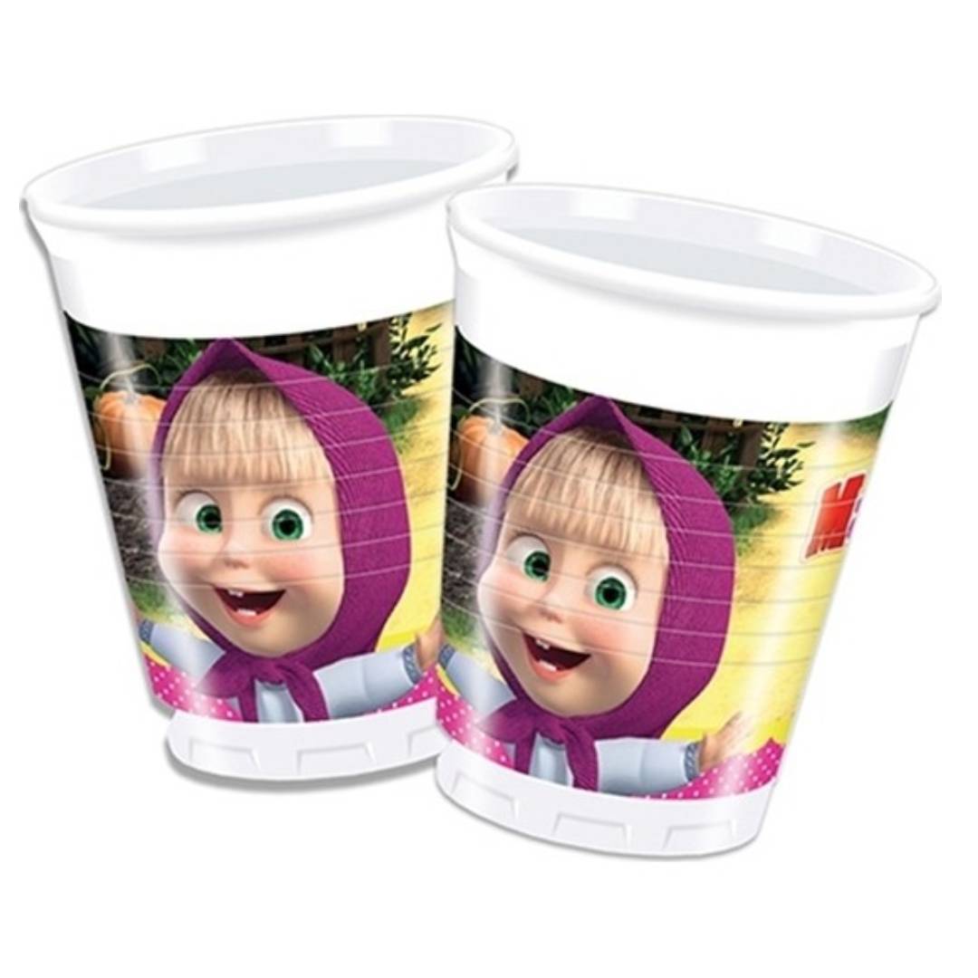 masha-koca-ayi-plastik-bardak-8-adet