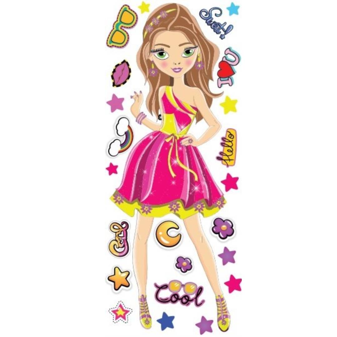 sticker-barbie-pembe