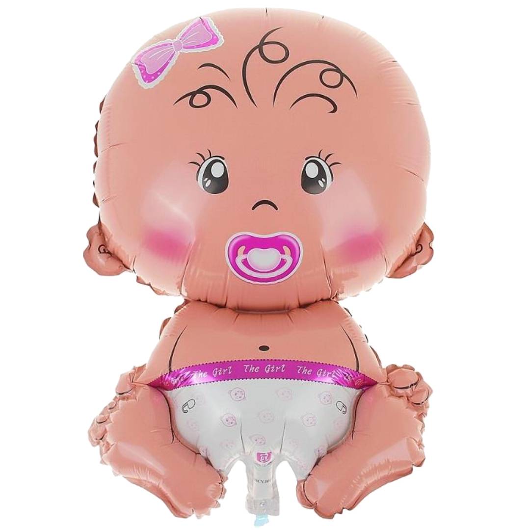 bebek-pembe-folyo-balon-55-cm