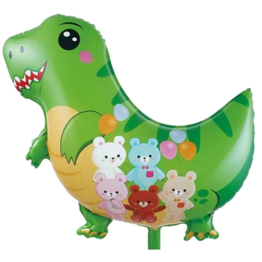 dinozor-folyo-balon-yesil