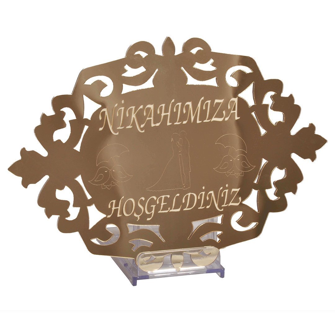 pleksi-nikahimiza-hosgeldiniz-gold