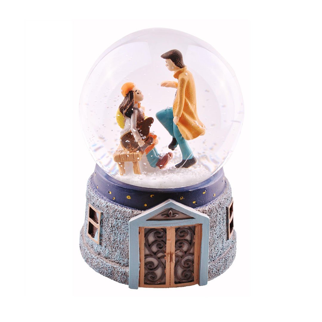 kar-kurasi-romantik-işikli-muzikli-orta-boy