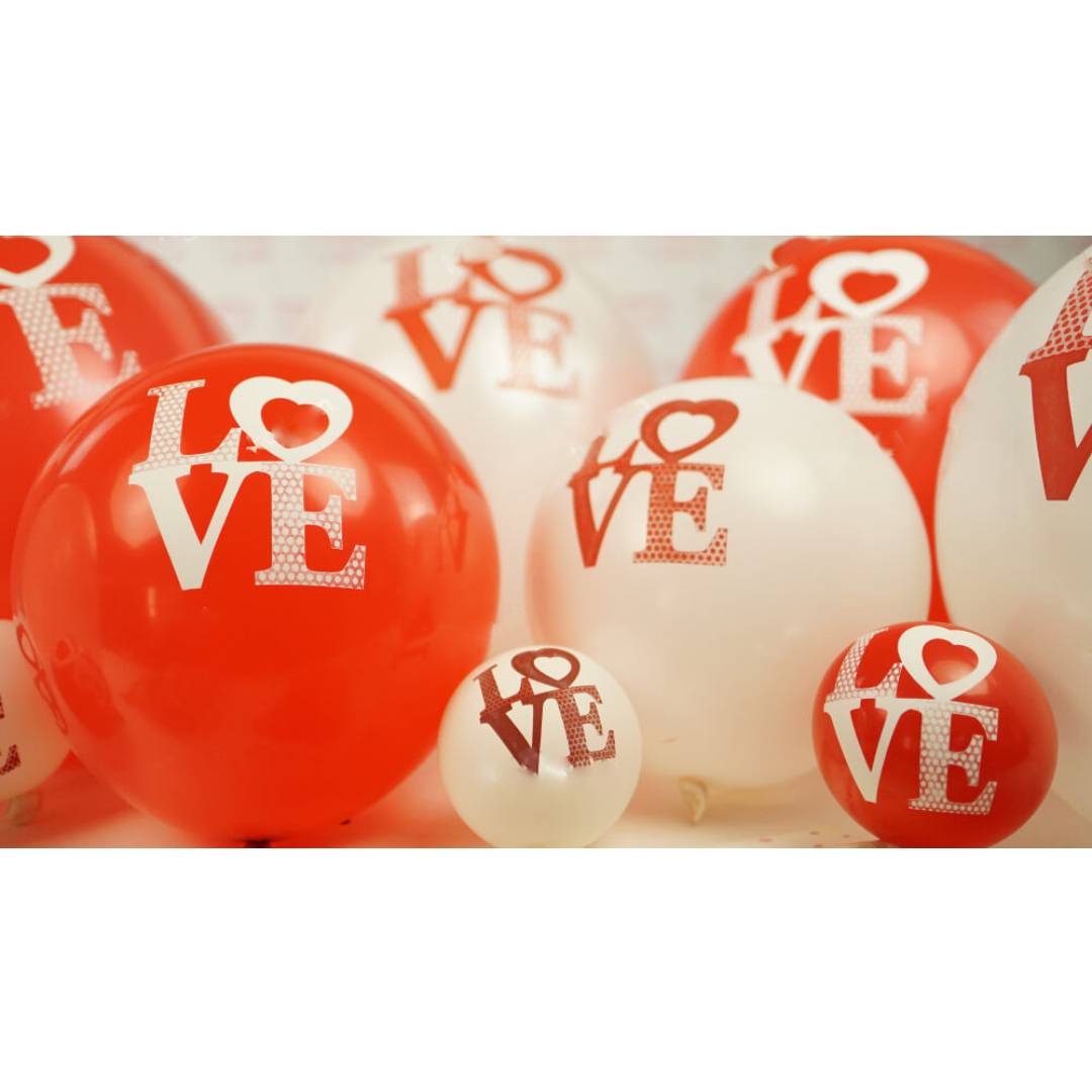 love-desenli-balon-10-adet