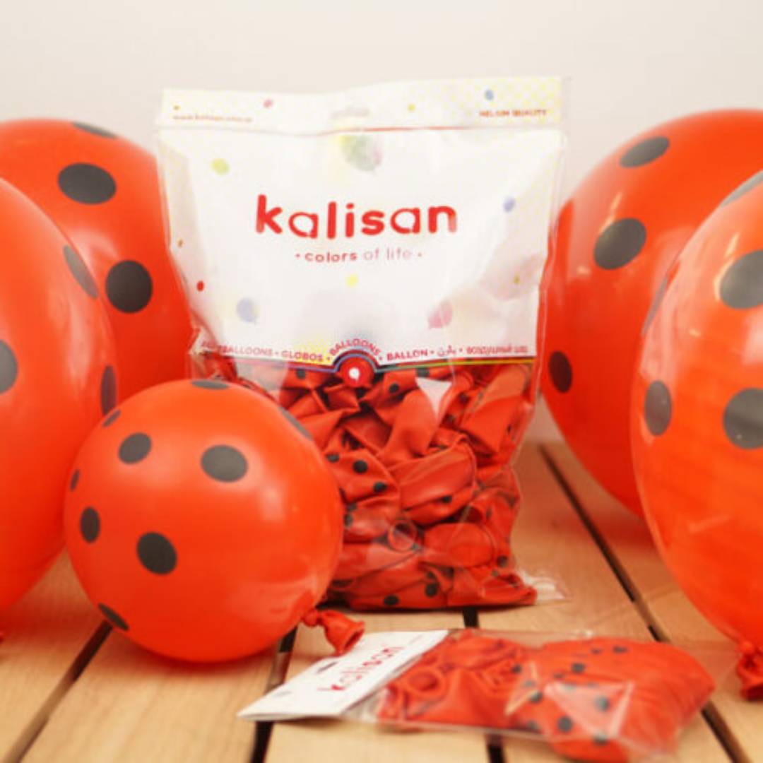 siyah-puantiyeli-kirmizi-balon