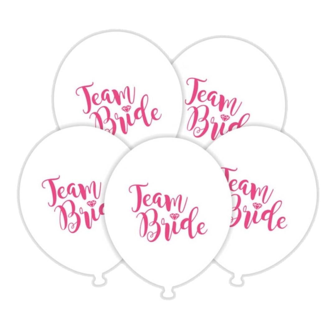 team-bride-baskili-balon-pembe-10-adet