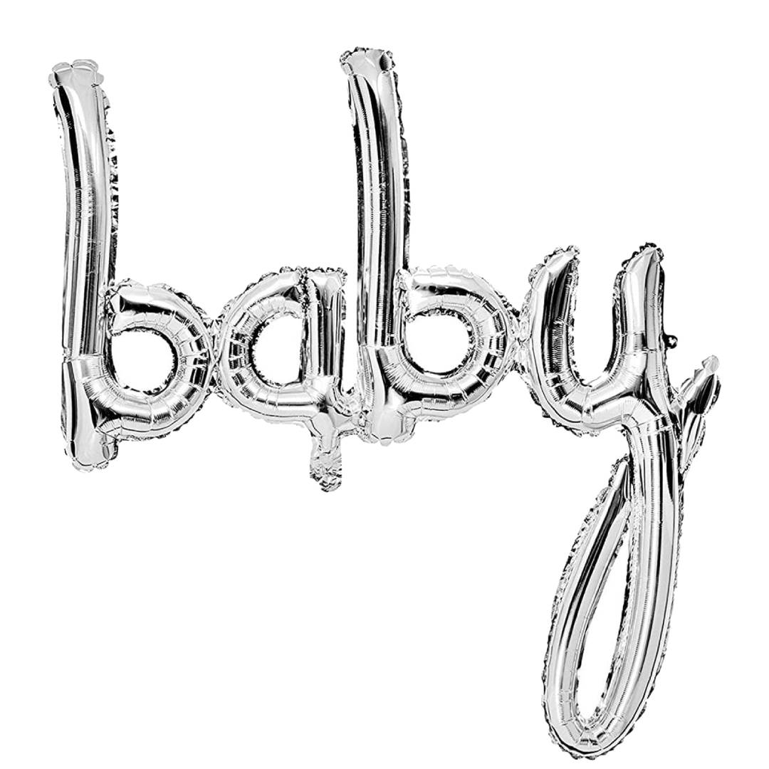 baby-gumus-folyo-balon-83-cm