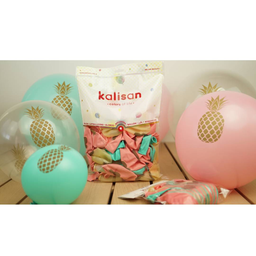 ananas-baskili-balon-100-adet