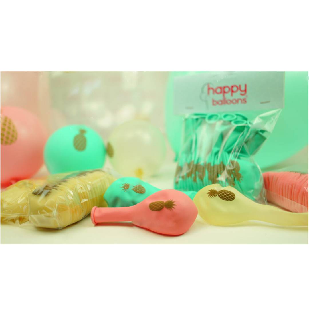 ananas-baskili-balon-flamingo-10-adet