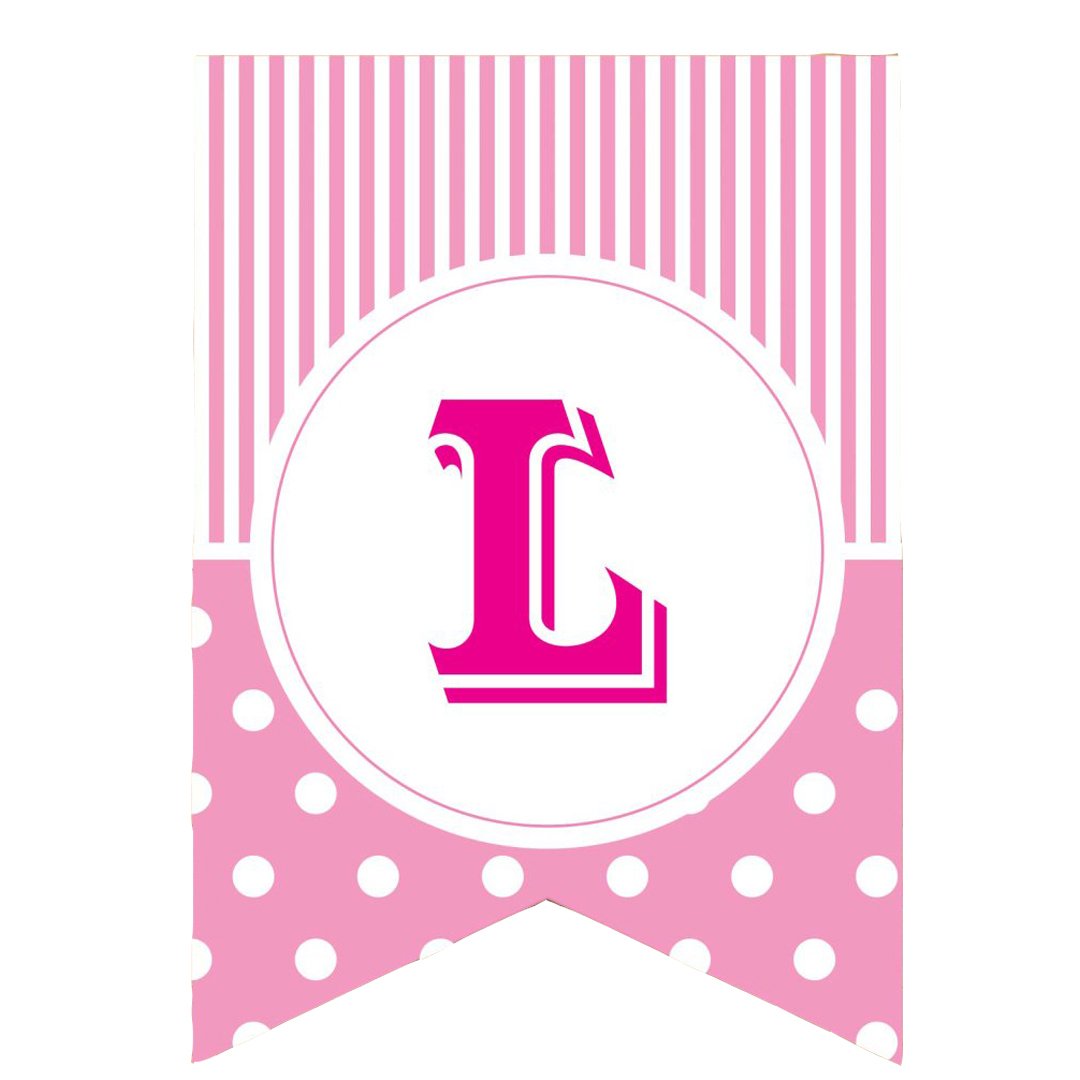 l-harf-afis-bayrak-puantiyeli-pembe