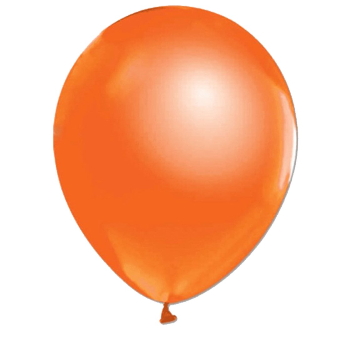 balon-metalik-parlak-turuncu-100lu