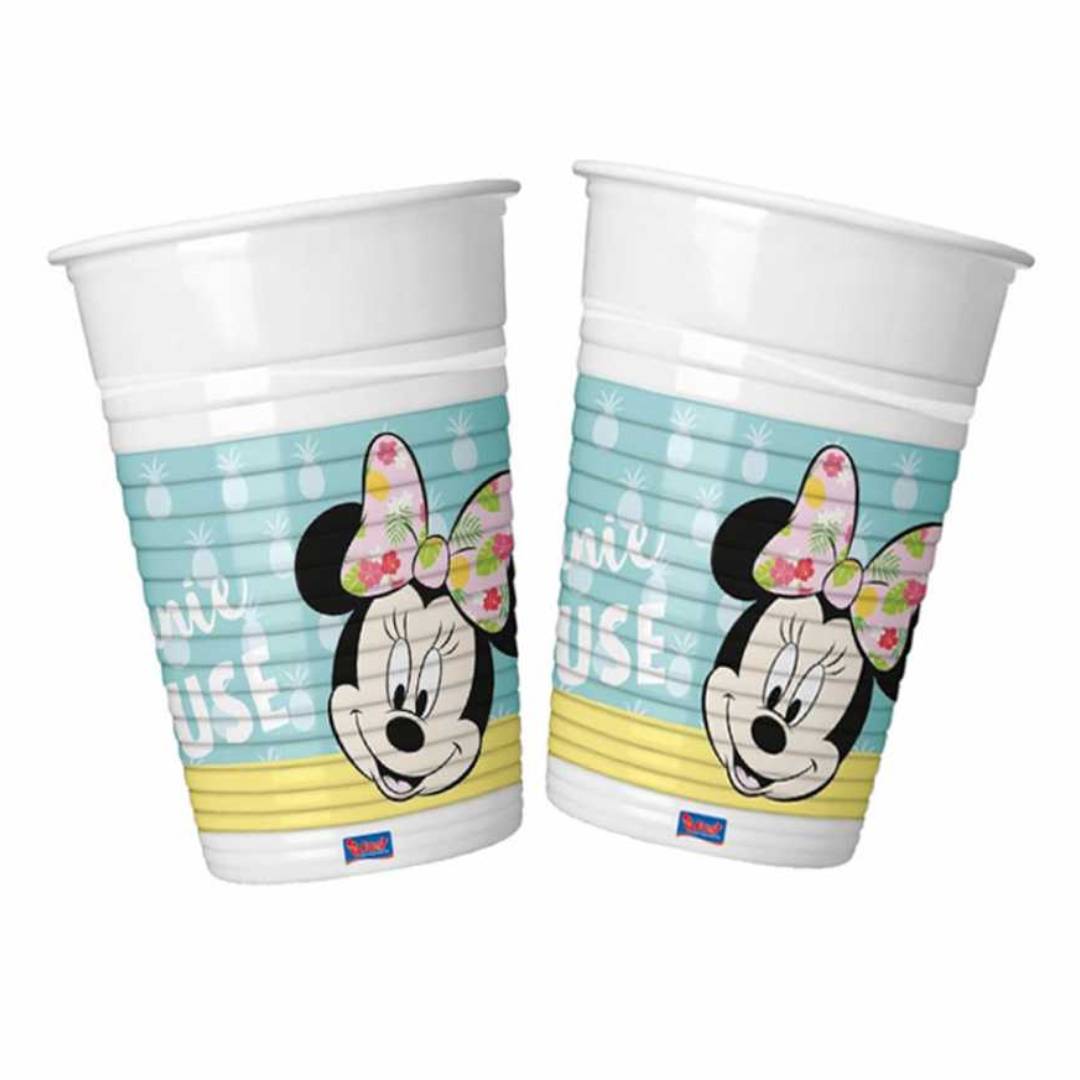 minnie-tropical-plastik-bardak-minnie-mouse