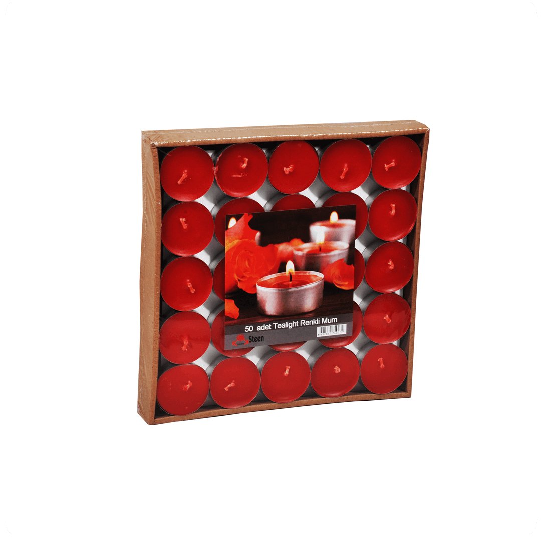 mum-tealights-50li-kirmizi