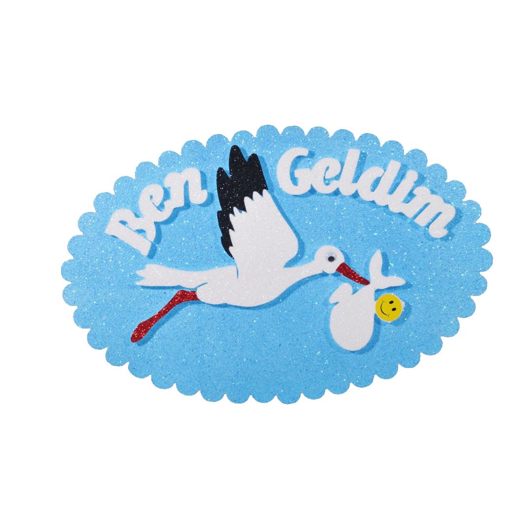 ben-geldim-simli-strafor-mavi