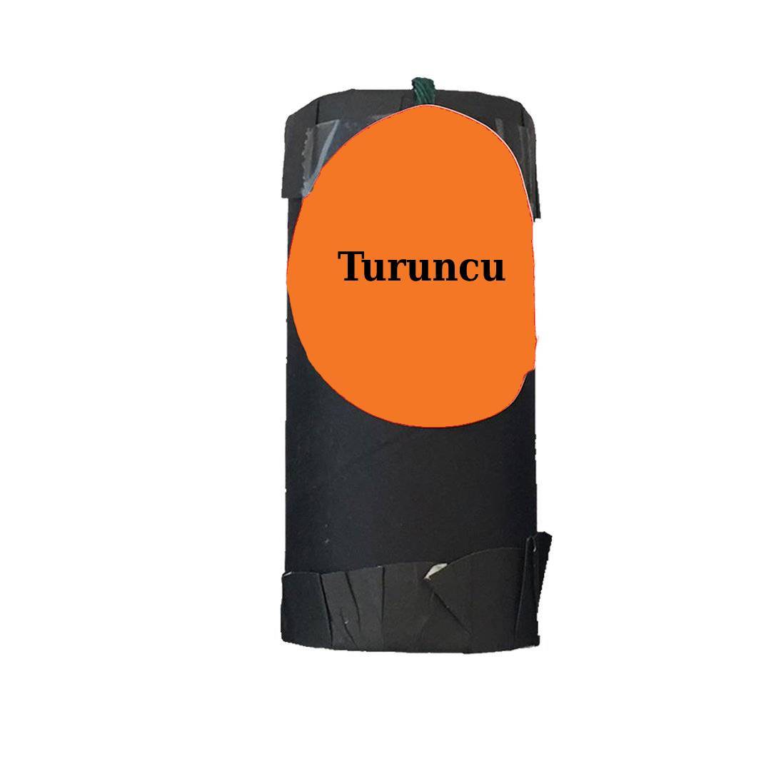 Sis Bombası Turuncu Tekli