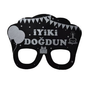 PartiPan İyi ki Doğdun Konuşma Gözlüğü Siyah 10'lu