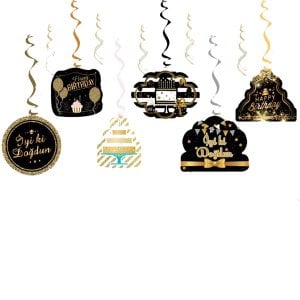 İyi ki Doğdun Sarkıt Tavan Süsü Gold