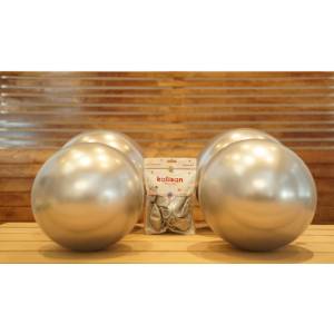 Gümüş Krom Balon 50 Adet