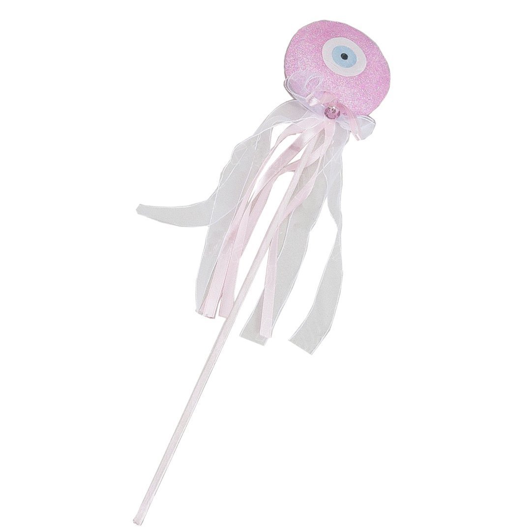 Nazar Boncuğu Çubuk Strafor Pembe