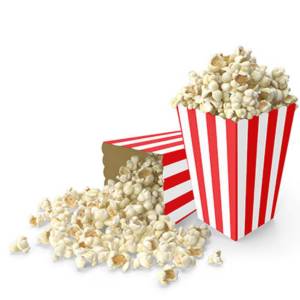 Çizgili Mısır Kutusu Kırmızı 8 Adet