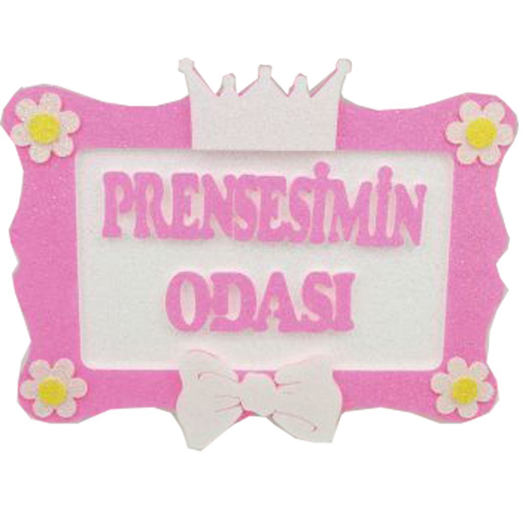 Taçlı Prensesimin Odası Strafor - PartiPan