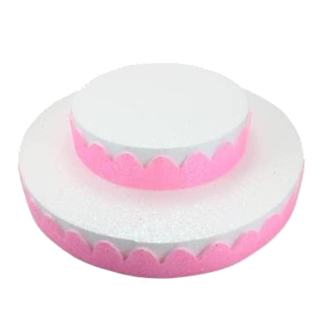 Doğum Günü Pasta Strafor Pembe