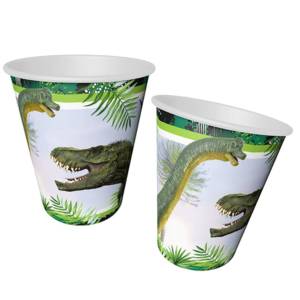 Vahşi Jurassic Karton Bardak 8 Adet