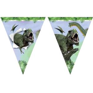 Vahşi Jurassic Üçgen Flama Set