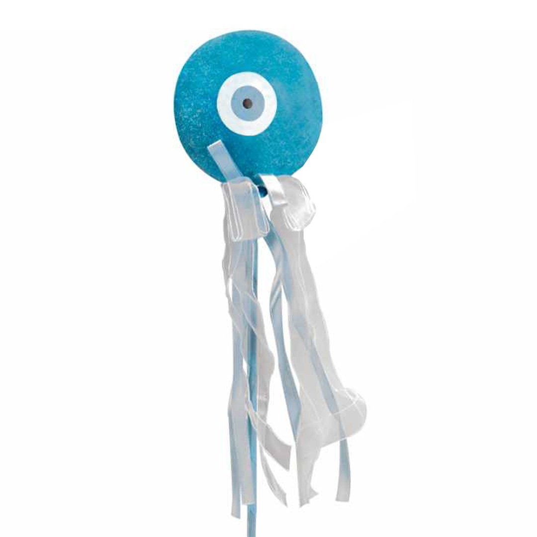 Nazar Boncuğu Çubuk Strafor Mavi