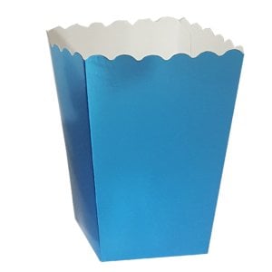 Mısır Kutusu Lüks Metalik Mavi 10 Adet