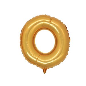 O Harf Altın Folyo Balon 40 cm