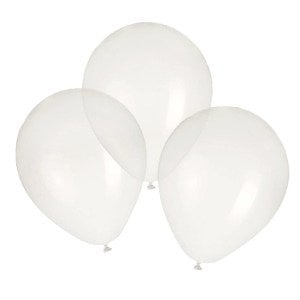 Pastel Şeffaf Balon 10 Adet