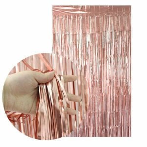 Metalize Rose Gold Arka Fon Kapı Süsü