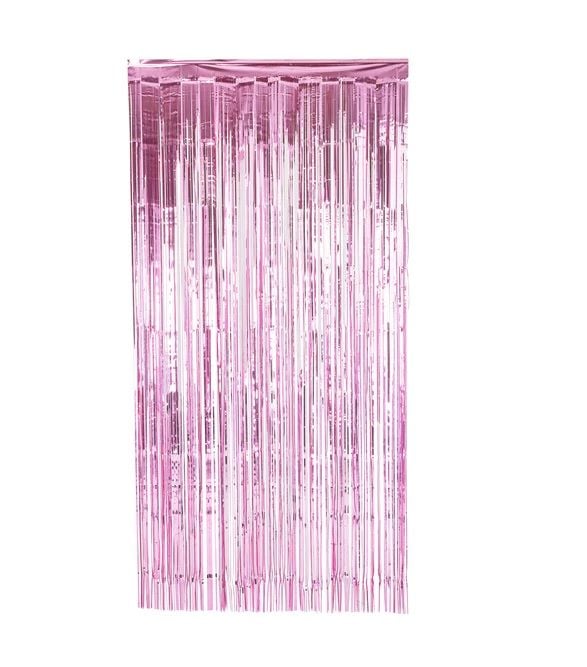 Metalize Pembe Arka Fon Kapı Süsü