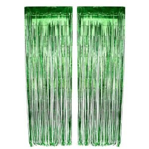 Metalize Yeşil Arka Fon Kapı Süsü