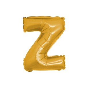 Z Harf Altın Folyo Balon 40 cm