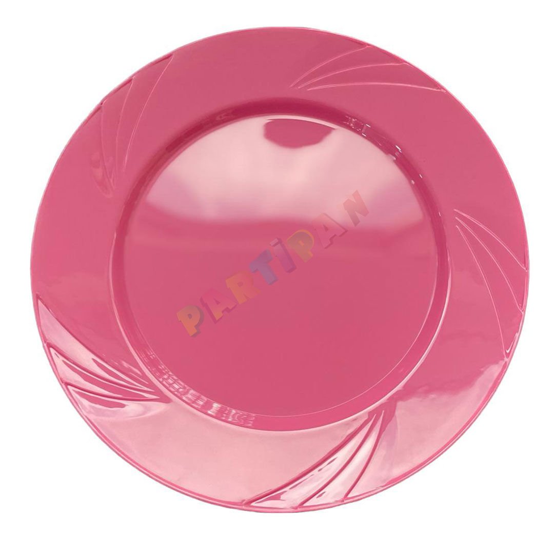 Kristal Tabak Pembe Renk