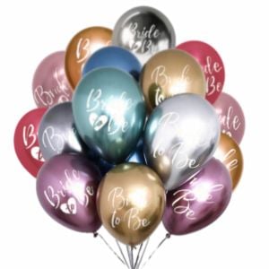 Bride To Be Baskılı Krom Balon