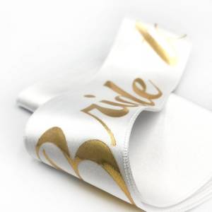 Bride To Be Beyaz Kuşak Gold