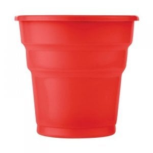 Kullan At Bardak Kırmızı 10 Adet