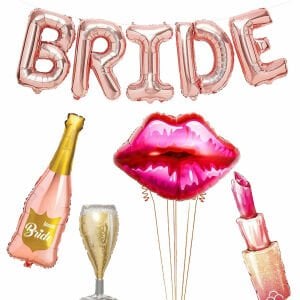 Bride lipstick kiss Folyo Set
