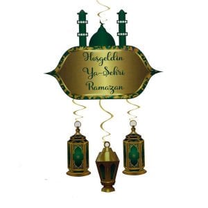 Ramazan Hoşgeldin Ya-Şehri Ramazan Sarkıt Süs