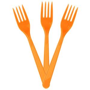 Kullan At Çatal Turuncu 10 Adet