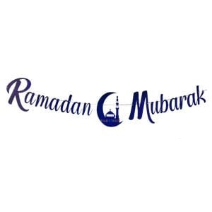 Ramadan Mubarak Kaligrafi Süs
