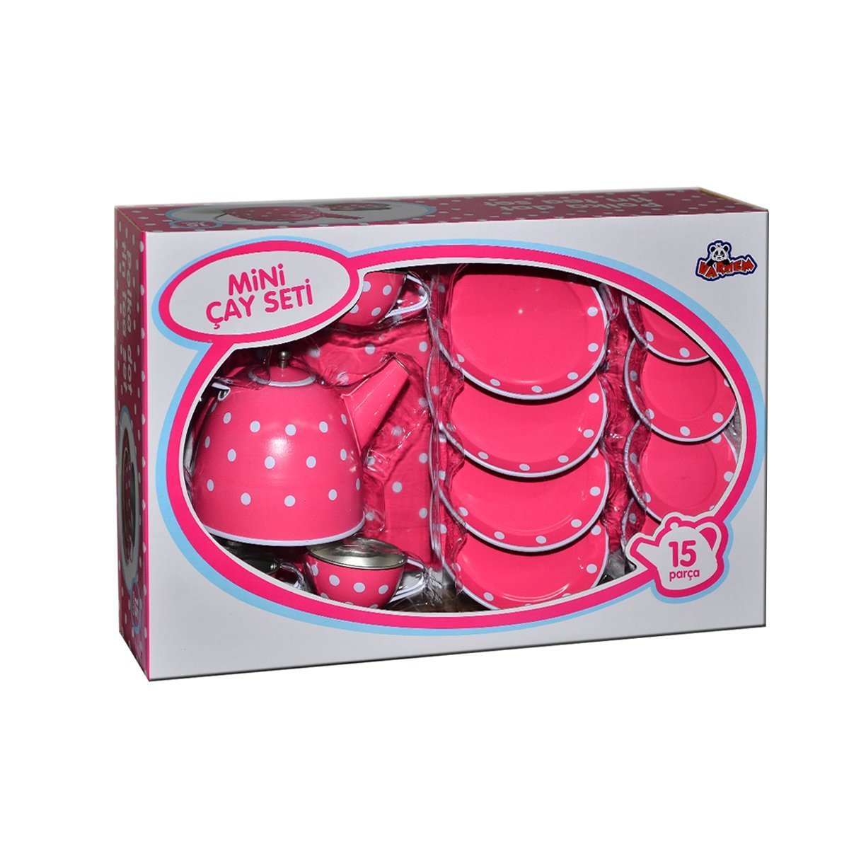 Oyuncak Kalpli Metal Çay Seti 15 Parça