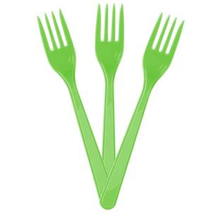 Kullan At Çatal Yeşil 10 Adet