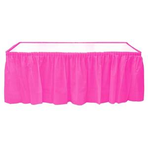 Kullan At Plastik Masa Eteği Fuşya